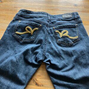 Roca Wear Hannah SKinny Leg Y2K medium rise classic 5 pocket denim‎ jean size 9